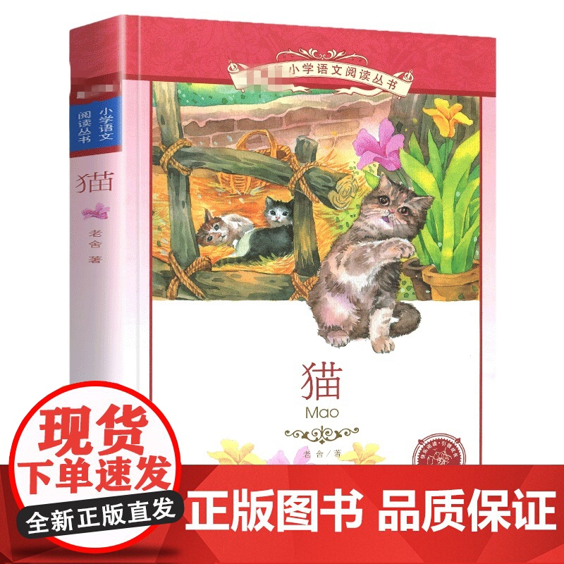 猫 正版书 二十一世纪出版社 彩图注音版 小学生语文丛书适合6-7-8-9-10岁儿童阅读文学书籍一二三年级课外书