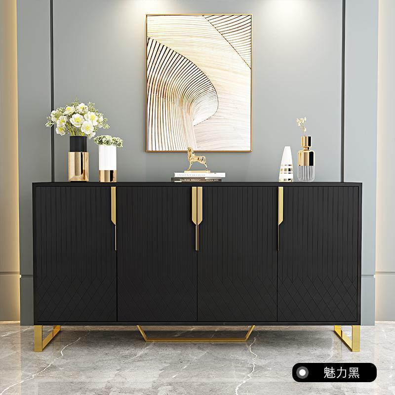 森美人轻奢餐边柜简约现代玄关柜客厅储物柜装饰柜酒水柜靠墙餐厅边柜