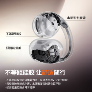 韶音(SHOKZ)蓝牙耳机OpenDots ONE E310原石黑