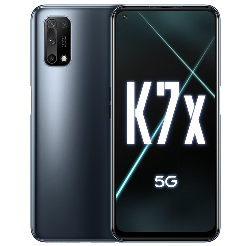 OPPO K7x 黑镜 6GB+128GB 全网通 双模5G 30W闪充4800万四摄 5000mAh长续航 90Hz电竞屏 拍照美颜游戏智能手机