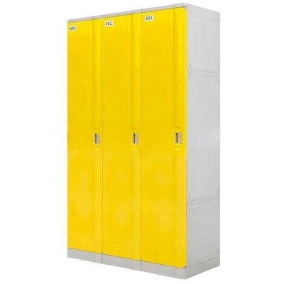 浴室更衣柜 黄色382x500x1940mm