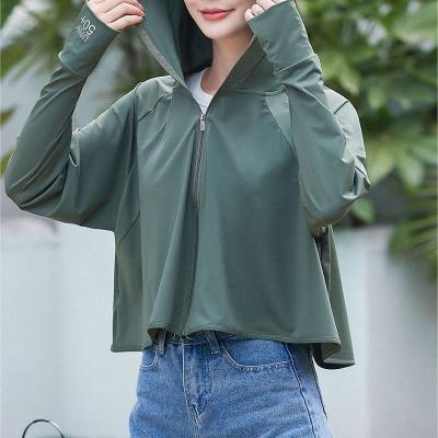 黑胶斗篷防晒衣女夏季大帽檐冰丝连帽防晒外套薄款凉感披肩防晒服