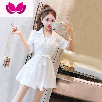 七斓2023年新款女夏季减龄时尚气质女范套装网红洋气时髦套欧货