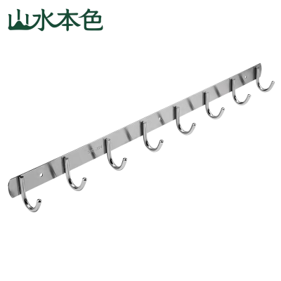 加厚不锈钢挂钩衣帽钩 8钩 个