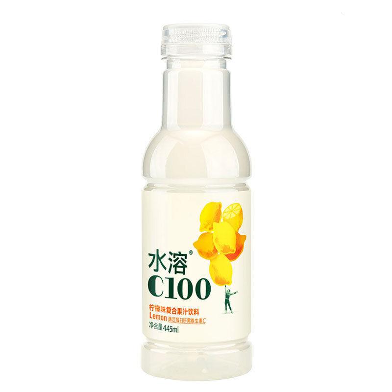 农夫山泉 水溶C100 复合果汁饮料445ml*15瓶整箱装 多口味可选