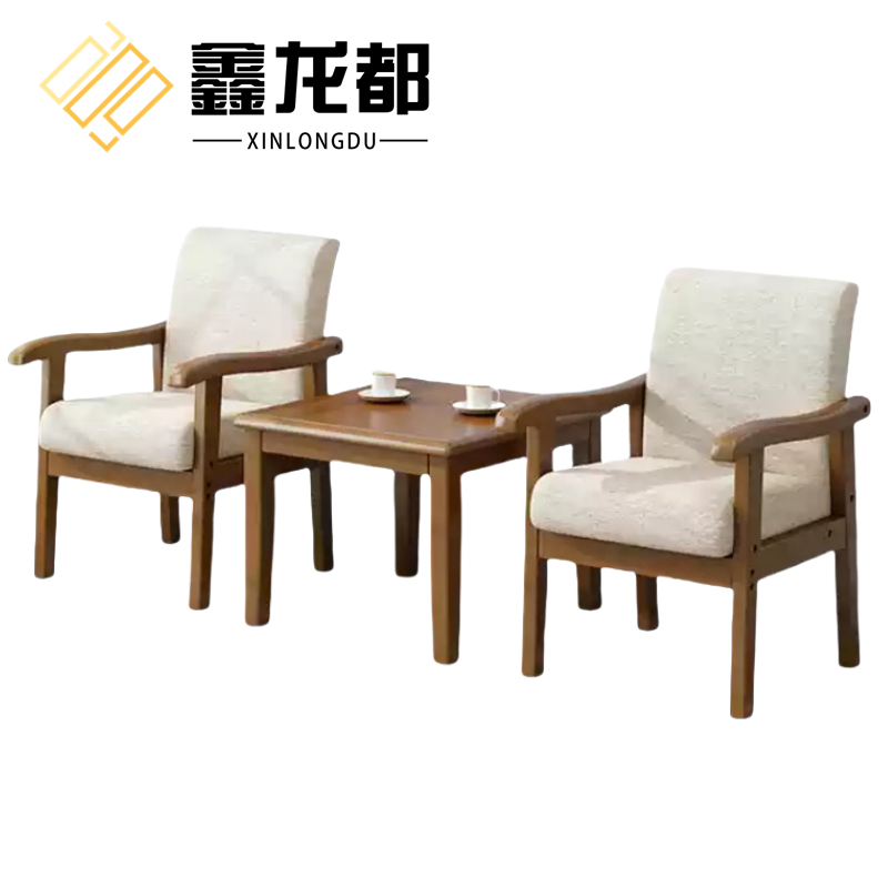 鑫龙都洽谈桌休闲桌二椅60cm套