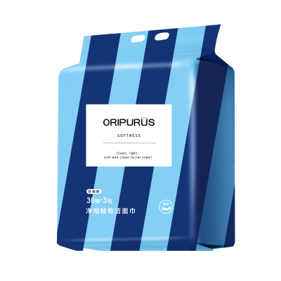 奥朴兰诗ORIPURUS净彻轻软洁面巾悬挂式1袋(30抽*3包)