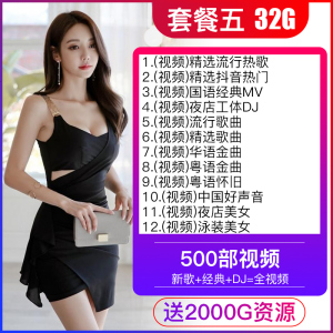 [补贴10%]车载u盘音乐高音质2020车用最新歌汽车优盘无损歌曲高品质网红热歌经典老歌M 官方标配 ⑤[32/G黑胶芯