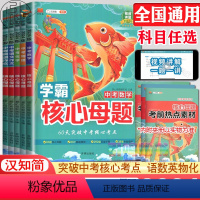 [5本套装]语数英物化 初中通用 [正版]2024版中考真题核心母题数学物理化学语文英语学霸核心母题作文初中解题有法七八