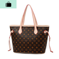 单肩腋下包女包大包包女大容量2019新款百搭潮单肩包托特包手提包NEW LAKE 咖啡色女士单肩包