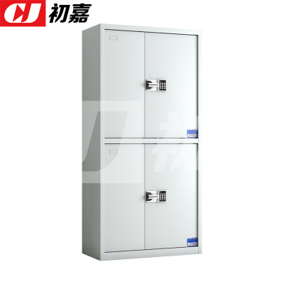 初嘉(CJ) CJ4102407 保密柜文件柜钢制密码柜办公铁皮资料柜档案柜 常规通双节智能密码锁