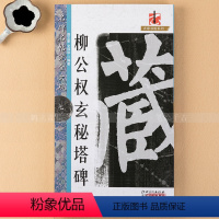 [正版] 柳公权玄秘塔碑 柳体楷书毛笔字帖 8开米字格全文放大 名碑名帖完全大观 简体旁注偏旁部首结构解析 江西美术出