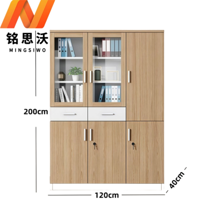 铭思沃三门书柜A2个