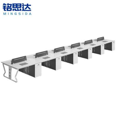 铭思达职员办公桌十二人位含柜张