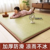 夏季新款凉席地垫睡觉打地铺神器榻榻米午睡垫家用卧室冰藤地铺垫