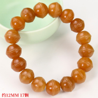 菩提根手串风化菩提子雕刻铃铛文玩手串佛珠念珠情侣手链学生礼物送女朋友老婆情人节七夕生日礼物