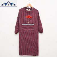 厨房长袖围裙女男士家用防水防油韩版时尚罩衣成人工作服定制logo 三维工匠