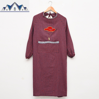 厨房长袖围裙女男士家用防水防油韩版时尚罩衣成人工作服定制logo 三维工匠