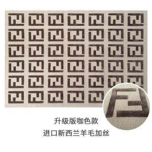 家柏饰(CORATED)高低毛轻奢羊毛加丝客厅茶几地毯卧室房间满铺床边可定制