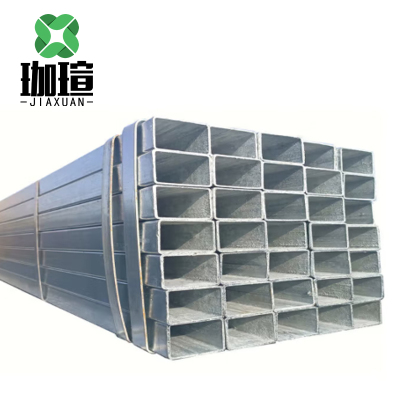 珈瑄 镀锌矩形方管 钢材镀锌方通焊接钢管防锈方管 50*100mm kg