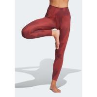 Adidas高弹力修身运动裤女瑜伽训练健身裤吸汗透气预处理款