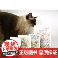 冰箱贴 《三心二意》周边 5枚装 龙荻手绘 强吸力