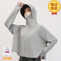 防晒衣女款夏季薄款罩衫冰丝开衫防紫外线外套透气防晒服冰丝薄款