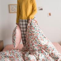 家柏饰(CORATED)款全棉四件套全棉碎花床品套件小香风床单被套三件套床上用品