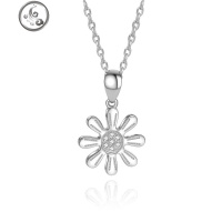 拼接情侣项链一对925纯银锁骨链吊坠定制简约女创意男刻字款男女 JiMi