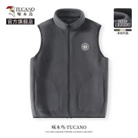 啄木鸟潮流马甲男款秋冬季摇粒绒保暖背心男士美式潮牌立领坎肩Y