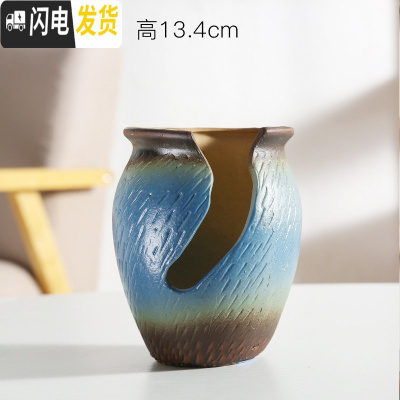 三维工匠创意个性多肉陶瓷花盆多孔多肉老桩拼盘花器多洞陶瓷法师老桩花盆 洞洞盆HZ27 大花盆容器