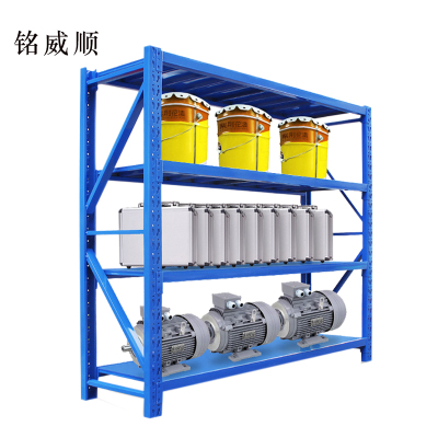 MINGWEISHUN铭威顺承重300kg货架置物架钢制货架长150宽50高200CM