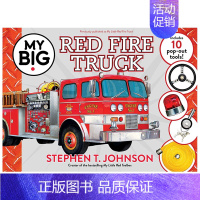 [正版]预 售红色消防车(10个立体翻翻工具)英文儿童趣味进口原版外版书精装3-6周岁My Big BooksMy Bi