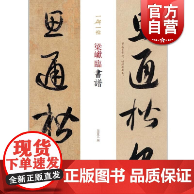 梁巘临书谱(一碑一帖) 草书碑帖 线装本临摹 孙宝文编 释文旁注临孙过庭书谱 草书毛笔临摹字帖 上海辞书出版社