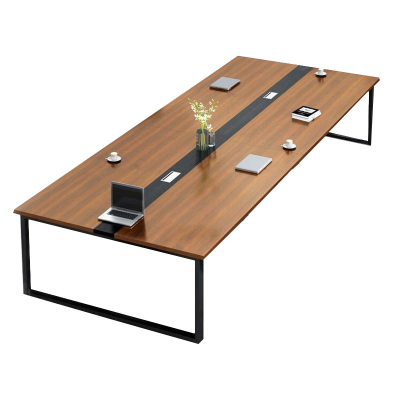 苏悦丰会议桌长桌工作桌洽谈桌2米会议桌[工厂现做 7天内发货]