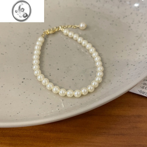 JiMi珍珠手链女款轻奢小众设计精致手串珠子2023新款高级感闺蜜手饰品