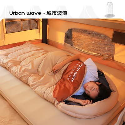  睡袋成人户外露营睡袋大人冬季冬天加厚办公室防寒被子四季款