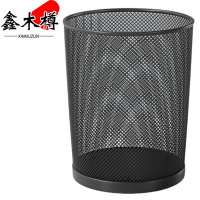 鑫木樽网格垃圾桶中号个