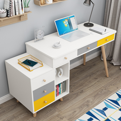 北欧家用电脑台式简约书桌学生写字台日式办公现代卧室小户型桌子