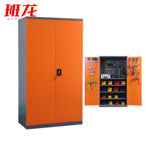 班龙工具柜内四板+挂板橙灰色台