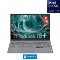 联想Thinkbook 16+ 07CD 16英寸3.2K IPS轻薄笔记本电脑(Ultra9-285H 32G 1T RTX5060-8G独显)官方标配