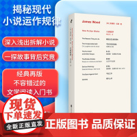 小说机杼 詹姆斯·伍德代表作经典再版文学阅读入门书 揭秘现代小说运作的规律 现代文学理论小说评论拆解解答正版书籍