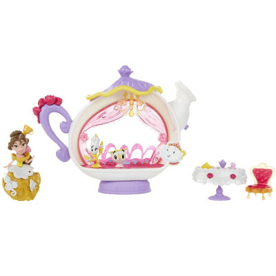 迪士尼公主娃娃盲盒冰雪奇缘人偶公仔娃娃女孩换装玩具迷你人物情景装B5346/B5344