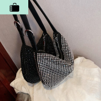 网红小包包女包2020夏季新款潮时尚百搭水钻单肩托特包休闲腋下包NEW LAKE女士单肩包