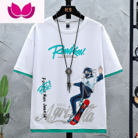 七斓青少年短袖t恤男孩12-15岁初高中学生13夏装半截袖14大童上衣