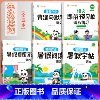[全5本]预习单+语文暑假作业 小学五年级 [正版]暑假作业二年级下册暑假衔接专项训练小学一升二升三升四升五升六年级人教