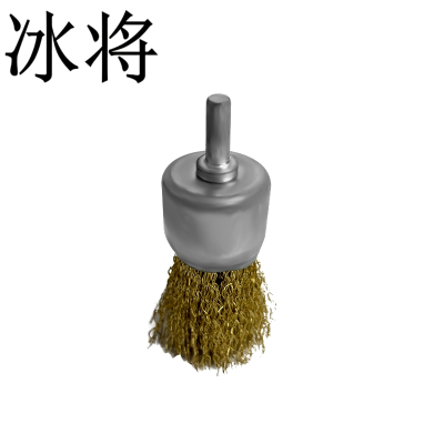 冰将 钢丝刷带柄抛光工具丝轮清洁除锈 袋