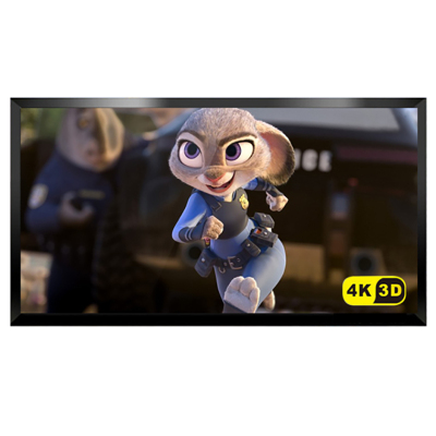 经科JK画框投影幕布投影机小边框H3-FL/W2背投软幕126寸16:9