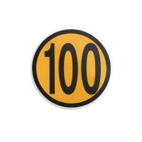 途务 减速牌 限速慢行牌限速标 100公里 块