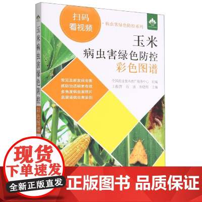 玉米病虫害绿色防控彩色图谱 王振营,石洁,朱晓明 编 中国农业出版社9787109300491